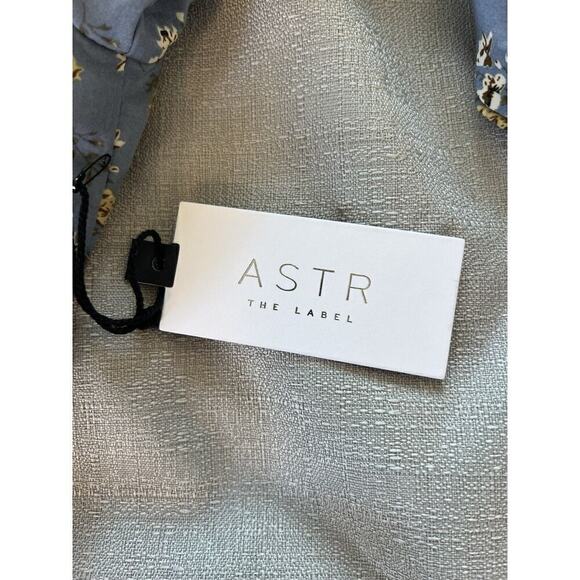ASTR The Label Midi Dress Womens Size XS Blue Ditsy Floral Feminine Western NWT - Picture 5 of 8